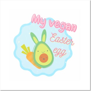 Vegan Easter Egg Posters and Art